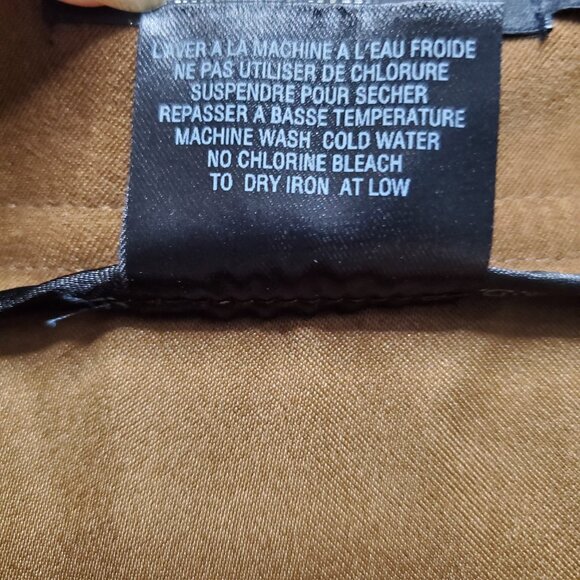 NWOT Tribal Stretch-Extensible Camel Brown Skirt Faux Suede Midi Skirt Size 10 - Picture 7 of 11